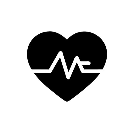 Heartbeat icon. Heartbeat vector icon. Heartbeat vector iconのイラスト素材
