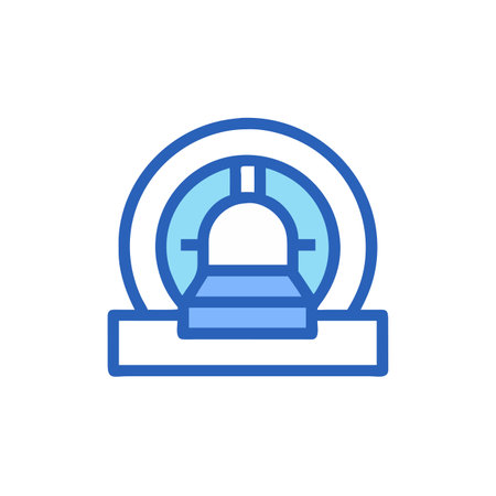 Laser machine vector icon. Laser equipment linear style pictogram.のイラスト素材