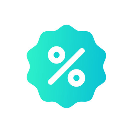 Discount icon. Vector illustration. Flat design style eps 10のイラスト素材