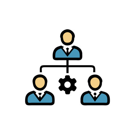 Teamwork icon. Teamwork concept. Vector illustration can be used for workflow layout, diagram, number options, web design.のイラスト素材