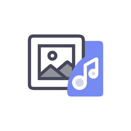 Music related icon on background for graphic and web design. Creative illustration concept symbol for web or mobile appのイラスト素材
