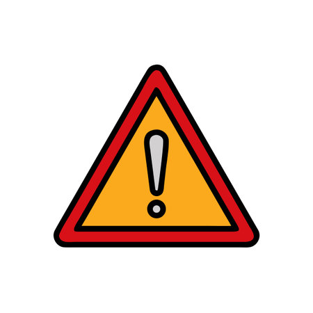 Vector Warning Icon Sign Icon Vector Illustration For Personal And Commercial Use... Clean Look Trendy Icon...のイラスト素材
