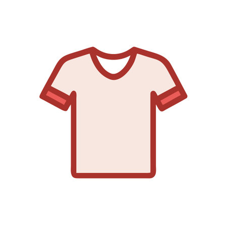 T-shirt vector icon. Isolated on a white background.のイラスト素材