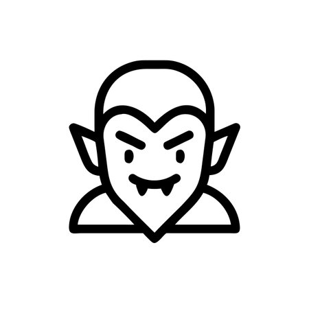 Viking icon vector. A thin line sign. Isolated contour symbol illustrationのイラスト素材