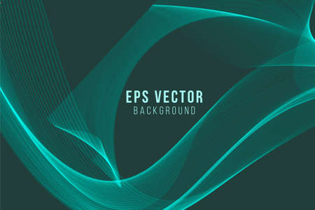 Green background eps vector editable elegant back ground glow BG abstractのイラスト素材