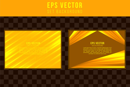 Set yellow background abstract orange monochrome back ground editable designのイラスト素材
