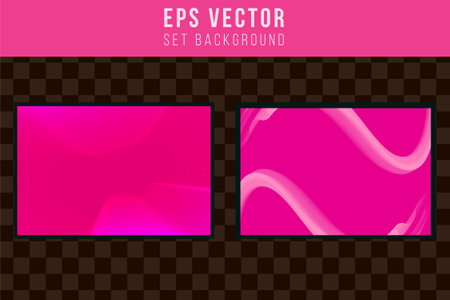 Pink background abstract set editable   vector purple effect book cover back groundのイラスト素材