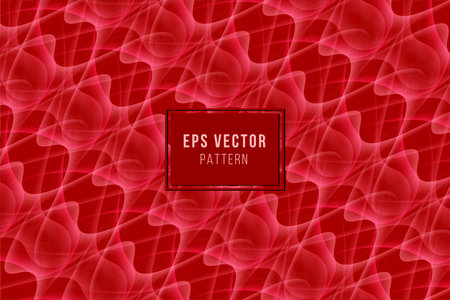 Red pattern background seamless abstract back ground  vector editableのイラスト素材