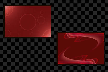 Set of dark red background abstract special effect for banner, web, card, coverのイラスト素材