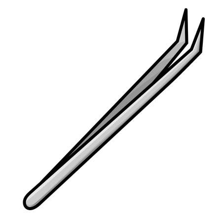 Dental equipment tools vector illustration simple. dentist things with white backgroundのイラスト素材
