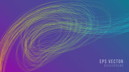 Wavy lines abstract background with gradient shiny effect. line background can use for web, website, site, presentation, book cover, poster, banner, flyerのイラスト素材
