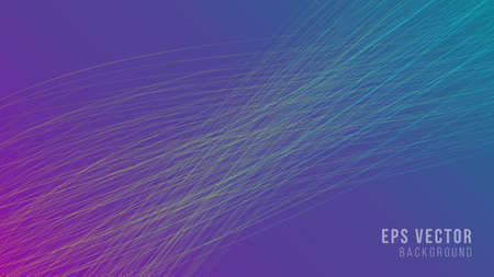 Wavy lines abstract background with gradient shiny effect. line background can use for web, website, site, presentation, book cover, poster, banner, flyerのイラスト素材