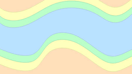 Pastel colour shape abstract background with blue green yellow and orange colors. can use for poster, banner, flyer, pamphlet, leaflet, brochure, catalog, web, website, site, card backgroundのイラスト素材