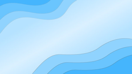 Blue pastel papercut abstract background with gradient. can use for poster, banner, flyer, pamphlet, leaflet, brochure, catalog,web, site, website, presentation paper cut backgroundsのイラスト素材