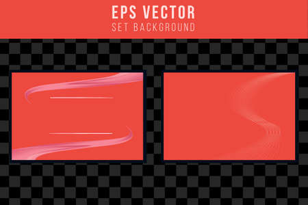 Set of red abstract background with gradient style. can use for poster, banner, flyer, pamphlet, leaflet, brochure, catalog, web, site, website, presentation, book coverのイラスト素材