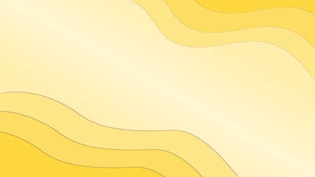 Yellow papercut abstract background with gradient paper cut backgrounds can use for poster, banner, flyer, pamphlet, leaflet, brochure, catalog, web, site, website, presentation, book cover backgroundのイラスト素材