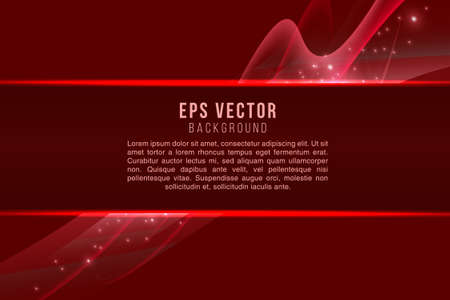 Dark red abstract text background vector with gradient shiny glow effect.のイラスト素材