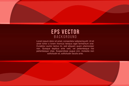 Dark red abstract text background vector with gradient shiny glow effect.のイラスト素材