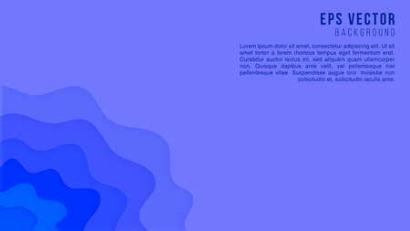 Dark blue purple abstract papercut background. paper cut back ground vector.のイラスト素材