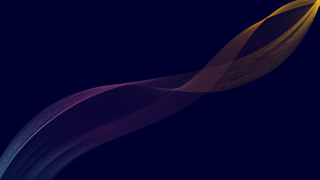 Dark blue abstract glow background with shining bright effect. can use for poster, banner, flyer,...