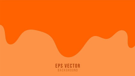 Orange Liquid background EPS Vector Editableのイラスト素材