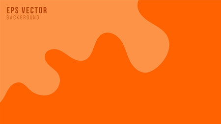 Orange Liquid background EPS Vector Editableのイラスト素材