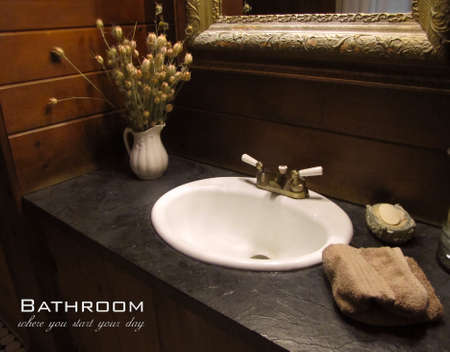 bathroom sink の写真素材