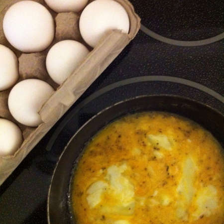 Cooking eggs