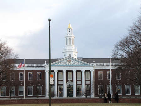  Harvard University campus - school of business のeditorial素材