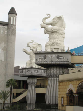 Hollywood and Highland Center in Hollywood Los Angeles California.のeditorial素材