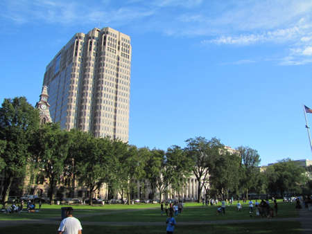 downtown New Haven greenのeditorial素材