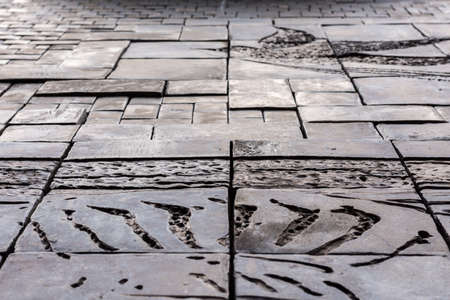 Tile stone gray texture patternの写真素材