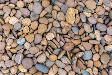Sea stones background blue violetの写真素材