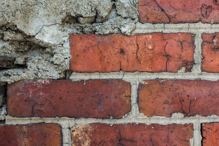 Brick concrete background textureの写真素材