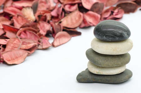 Balance stones and potpourri for treatment
