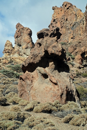 The rock on the island tenerifeの写真素材