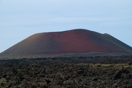 The national park of lanzarote islandの写真素材