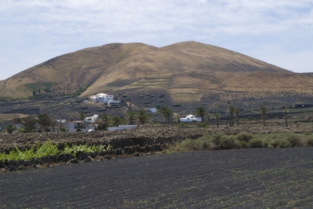The national park of lanzarote islandの写真素材