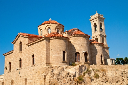 Greek Orthodox Church Panayia Theoskepastiの写真素材