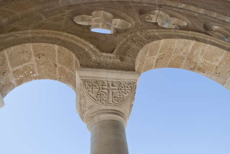 Greek Orthodox Church Panayia Theoskepastiの写真素材