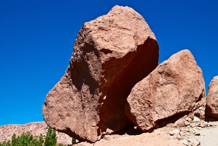 Valle del la Luna in atacama desertの写真素材