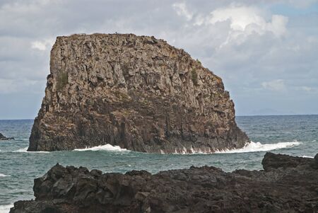 The coastline of madeira islandの写真素材