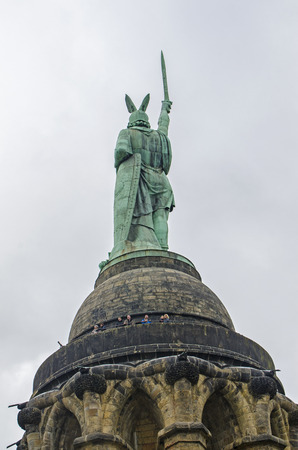 Monument for Armin, the Cherusker in Detmold , Germanyの写真素材