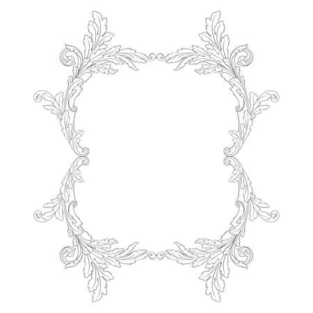 Baroque vintage elements for design.のイラスト素材