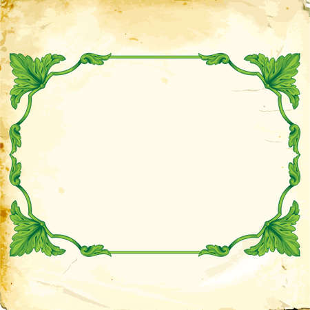 Retro baroque decorations element with flourishes calligraphic ornament. Vintage style design collection for Posters, Placards, Invitations, Banners, Badges and Logotypes.のイラスト素材