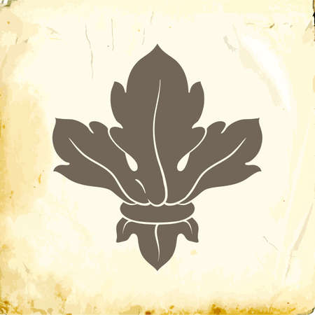 Retro baroque decorations element with flourishes calligraphic ornament. Vintage style design collection for Posters, Placards, Invitations, Banners, Badges.のイラスト素材