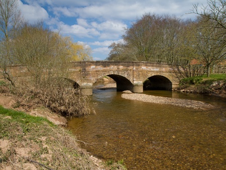 Otterton Bridge near Budleigh Salterton Devon Englandの写真素材