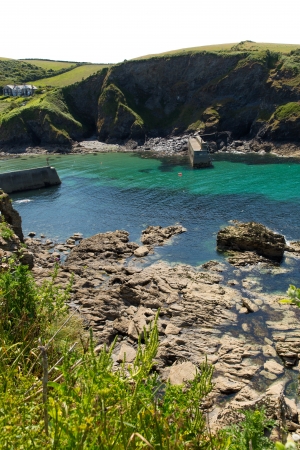 Port Isaac harbour North Cornwall Coast England UK