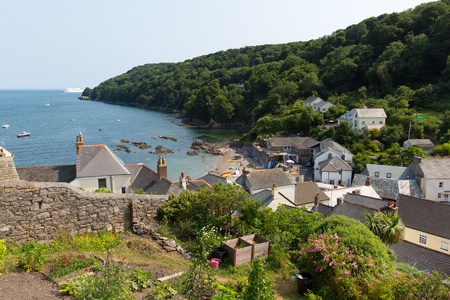 Cawsand Cornwall England United Kingdom on the Rame Peninsula overlooking Plymouth Sound