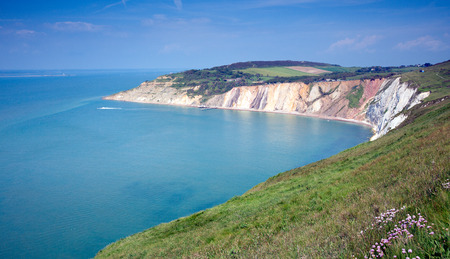 Alum Bay Isle of Wightの写真素材